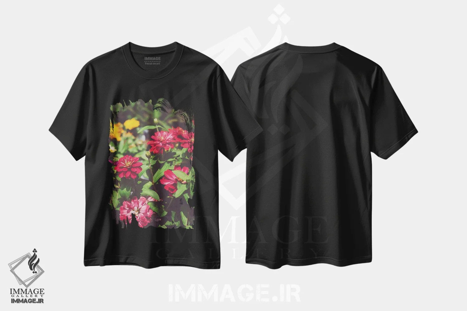 تیشرت مشکی طرح دار مال من باش، مدیوم اثر بثانی یانگ | فروشگاه ایماژ