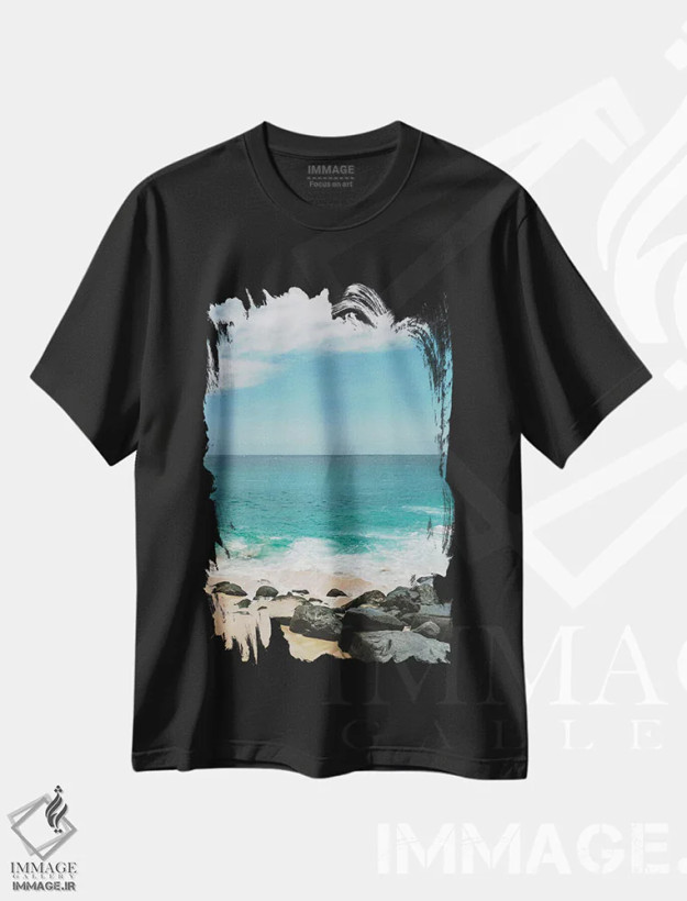 تیشرت مشکی طرح دار پدرگال، مکزیک ۲، مدیوم اثر بثانی یانگ | فروشگاه ایماژ