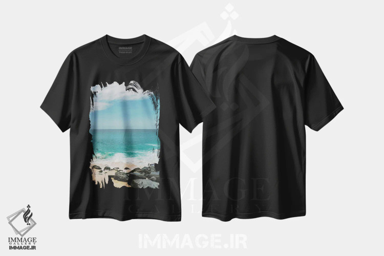 تیشرت مشکی طرح دار پدرگال، مکزیک ۲، مدیوم اثر بثانی یانگ | فروشگاه ایماژ