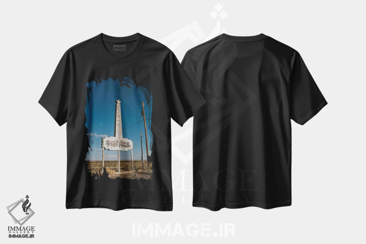 تیشرت مشکی طرح دار غبار ستاره ای مارفا، مدیوم اثر بثانی یانگ | immage.ir