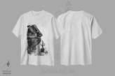تیشرت سفید طرح دار پاریس سیاه ۶، عکاسی سیاه و سفید اثر بثانی یانگ | immage.ir