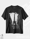 تیشرت مشکی طرح دار پاریس سیاه ۸، عکاسی سیاه و سفید اثر بثانی یانگ | immage.ir
