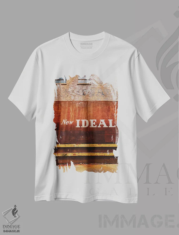 تیشرت سفید طرح دار معماری آلاباما ۱۶، مدیوم اثر بثانی یانگ | immage.ir
