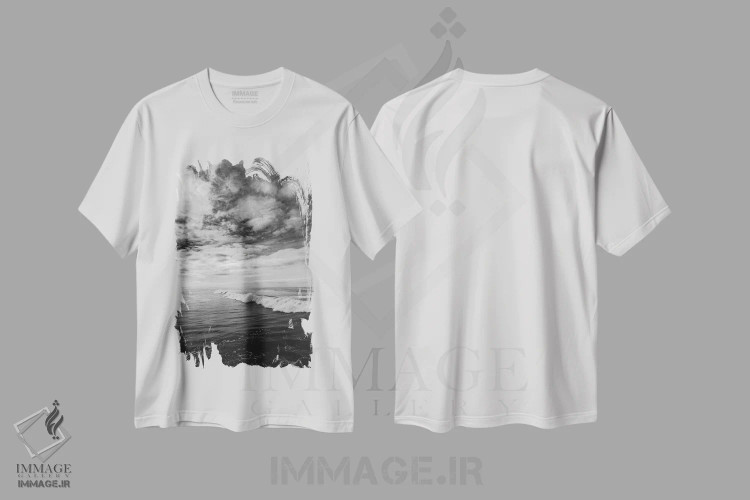 تیشرت سفید طرح دار سن دیگو به صورت تک رنگ، مدیوم اثر بثانی یانگ | فروشگاه ایماژ