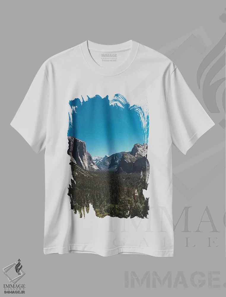 تیشرت سفید طرح دار آثار بثانی یانگ - immage.ir