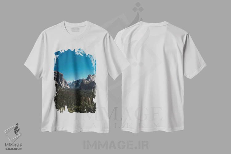 تیشرت سفید طرح دار آثار بثانی یانگ - immage.ir