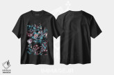 تیشرت مشکی طرح دار خطرات جنگل III-II، دکوراسیون جایگزین اثر برجو کورکماز یورک | immage.ir