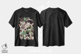 تیشرت مشکی طرح دار باغ اسرارآمیز III، دکوراسیون جایگزین اثر برجو کورکماز یورک | فروشگاه ایماژ