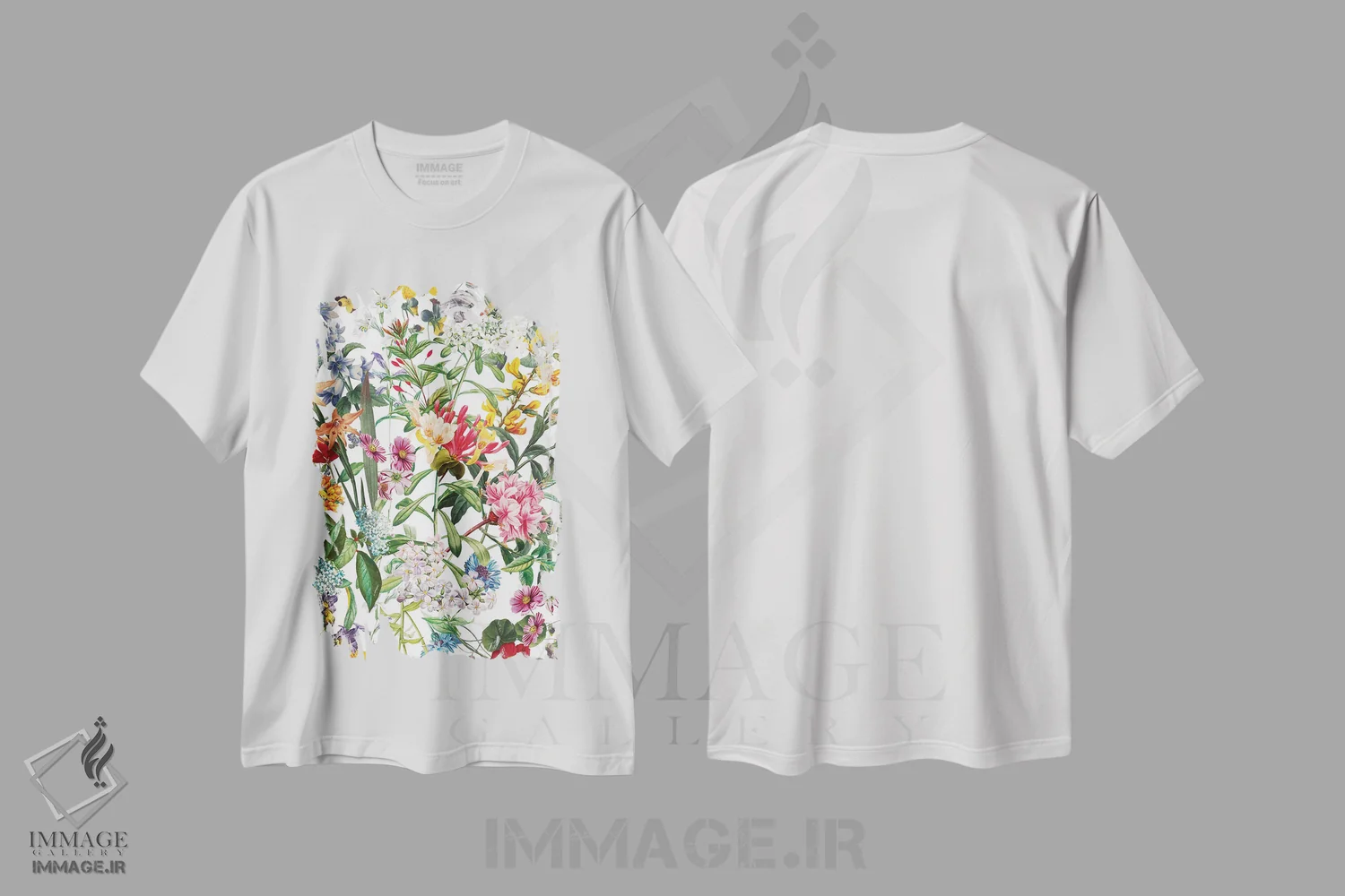 تیشرت سفید طرح دار رویاهای تابستانی IX، هنر دیجیتال اثر برجو کورکماز یورک | immage.ir