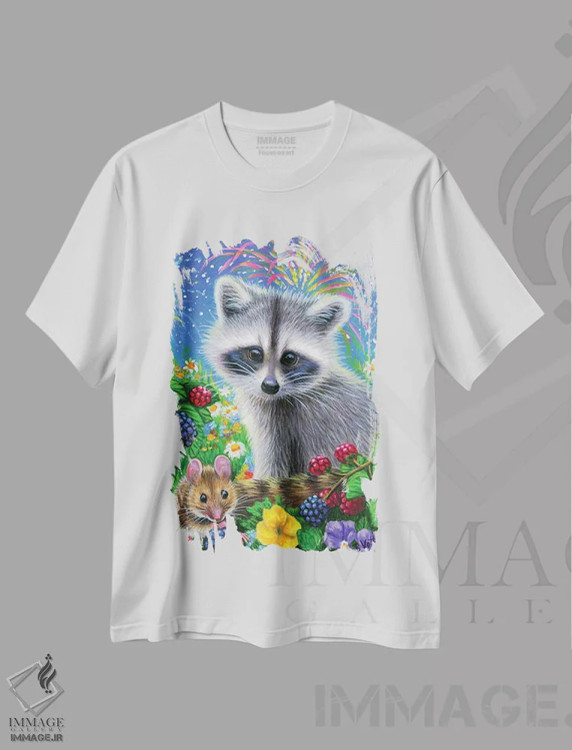 تیشرت سفید طرح دار چهارم جولای رافائلا، مدیوم اثر بریجت واث | فروشگاه ایماژ