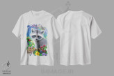 تیشرت سفید طرح دار چهارم جولای رافائلا، مدیوم اثر بریجت واث | فروشگاه ایماژ