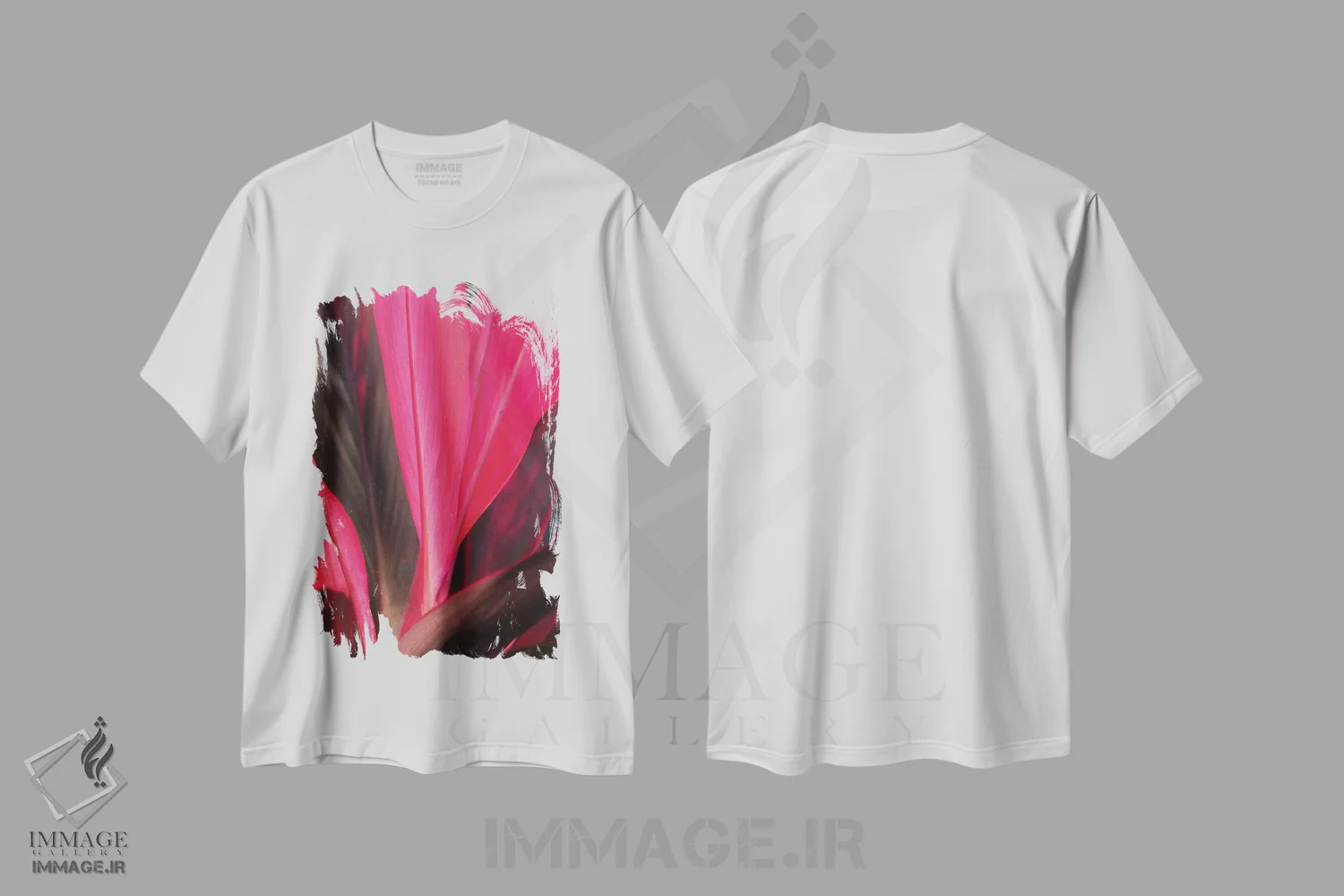 تیشرت سفید طرح دار تی گرمسیری، مدیوم اثر برایان ولف | فروشگاه ایماژ