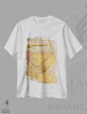 تیشرت سفید طرح دار تپه های زرد، مدیوم اثر برایان ولف | فروشگاه ایماژ