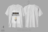 تیشرت سفید طرح دار اشتباهات تو III، تزئینی اثر فایو بای فایو کالکتیو | immage.ir