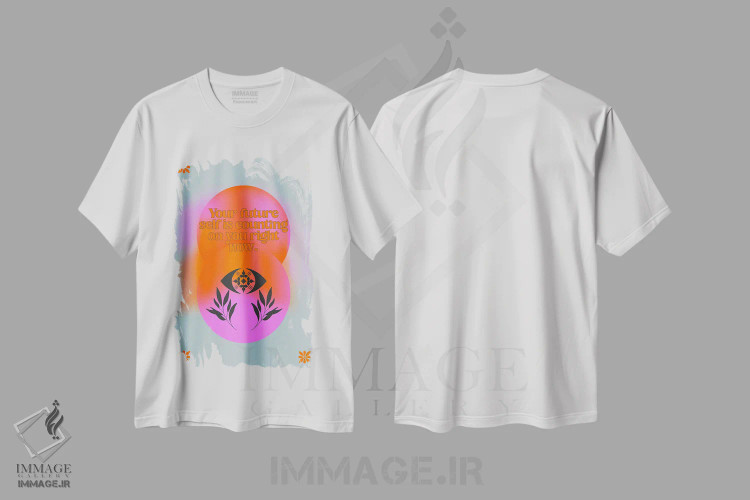 تیشرت سفید طرح دار خود آینده ات، تزئینی اثر بست ورلد اثر سیرا کیلن | immage.ir