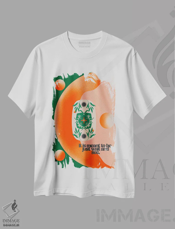 تیشرت سفید طرح دار خوش بینی، تزئینی اثر بست ورلد اثر سیرا کیلن | فروشگاه ایماژ