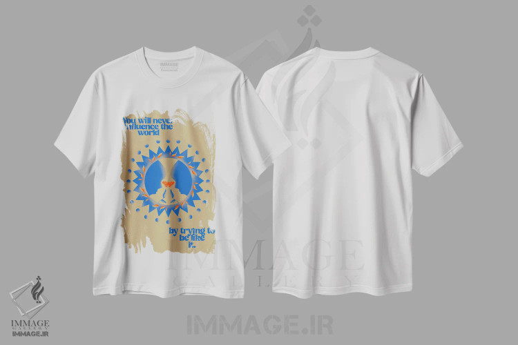 تیشرت سفید طرح دار تأثیرگذاری، تزئینی اثر بست ورلد اثر سیرا کیلن | immage.ir