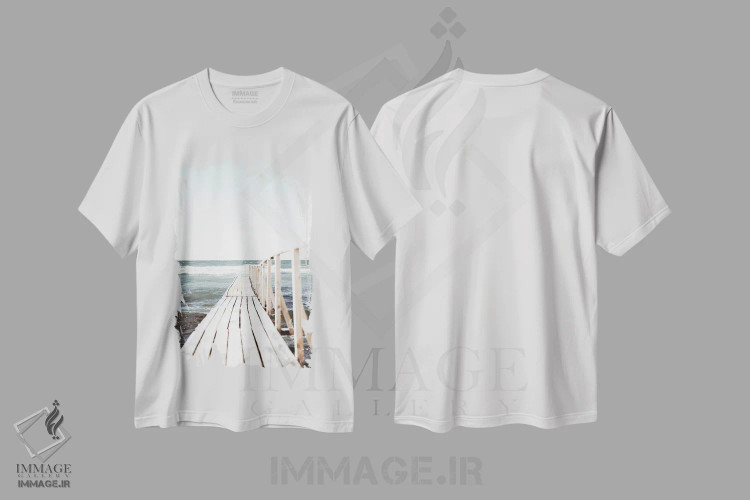 تیشرت سفید طرح دار شلبی، مدیوم اثر کریستا برادوی | immage.ir