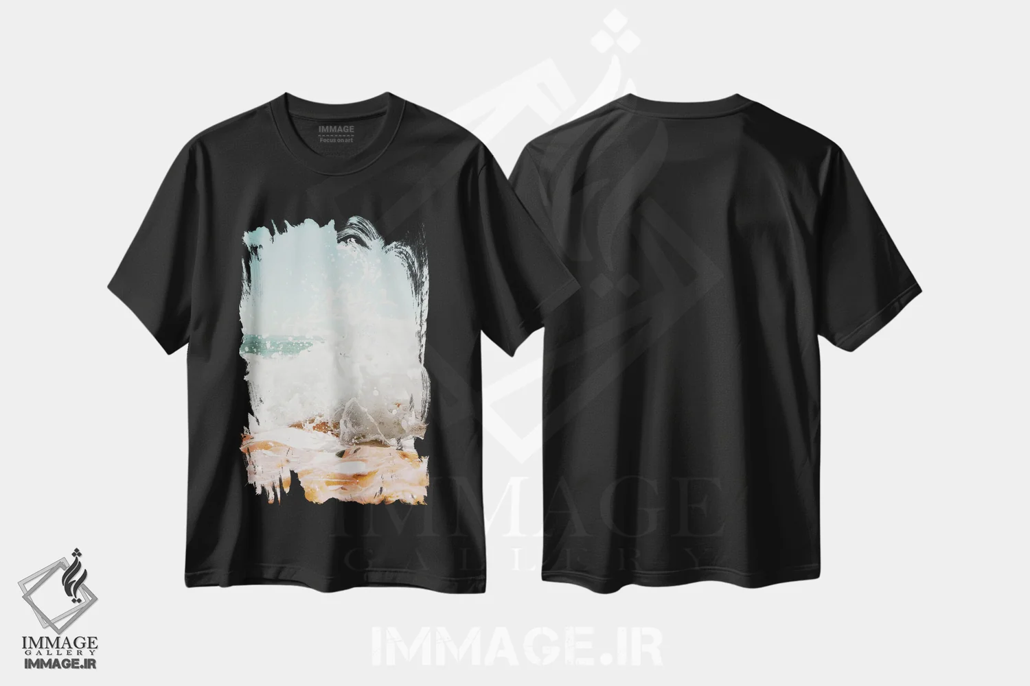تیشرت مشکی طرح دار کروزو، مدیوم اثر کریستا برادوی | فروشگاه ایماژ