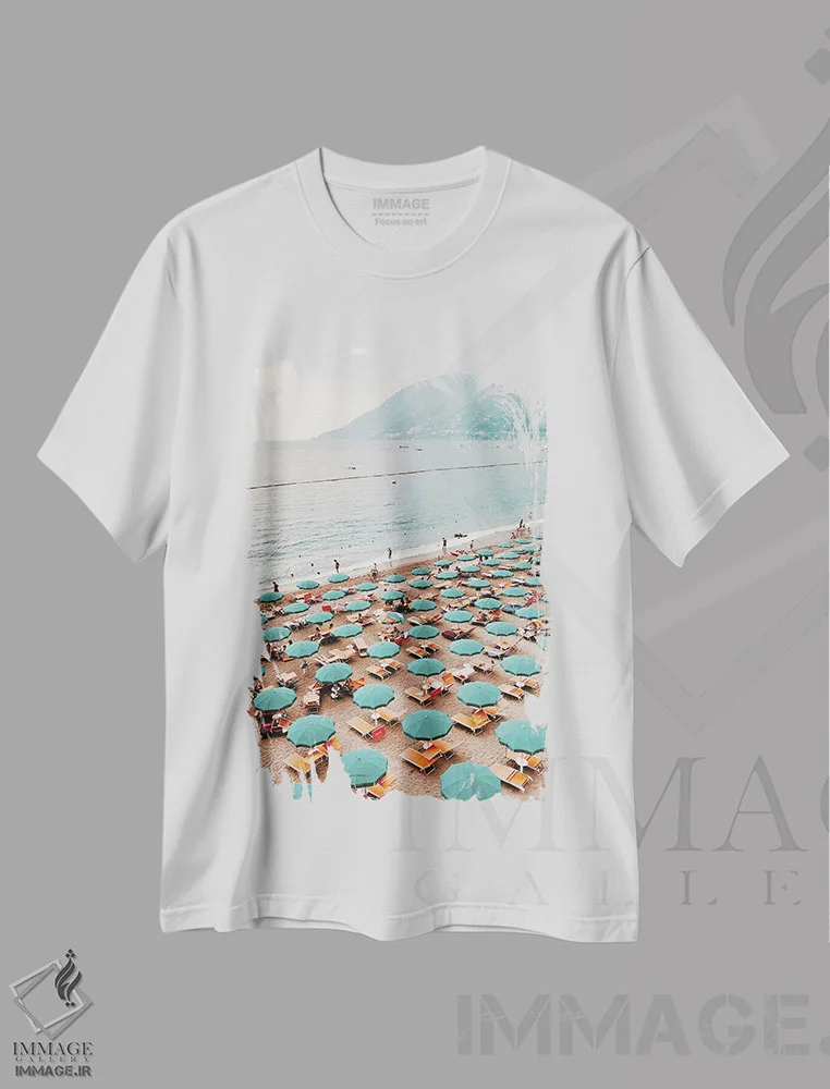 تیشرت سفید طرح دار ژاکمل، مدیوم اثر کریستا برادوی | immage.ir