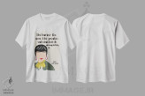 تیشرت سفید طرح دار نقل قول ونگ، هنر دیجیتال اثر برینی پرینتیبلز | فروشگاه ایماژ