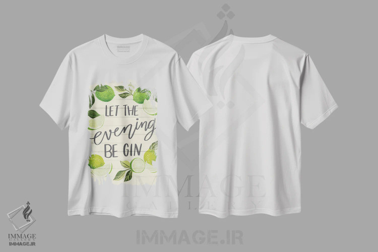 تیشرت سفید طرح دار زندگی لیمویی، دکور روستایی اثر کارولین آلفردز | immage.ir