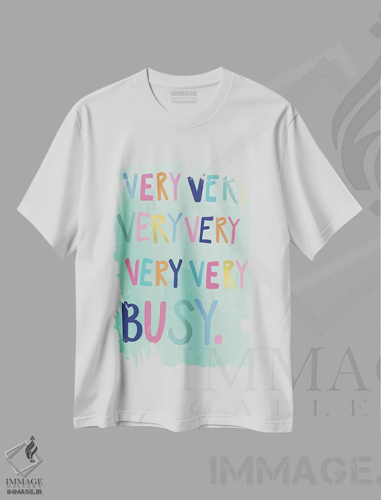 تیشرت سفید طرح دار رویاپردازی روزانه ۷، تزئینی اثر کارولین آلفردز | فروشگاه ایماژ