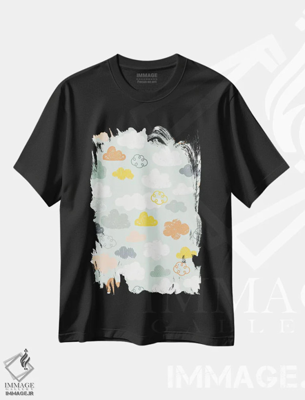 تیشرت مشکی طرح دار ماجراجویی نوزاد در انتظار VI، تزئینی اثر کارولین آلفردز | فروشگاه ایماژ