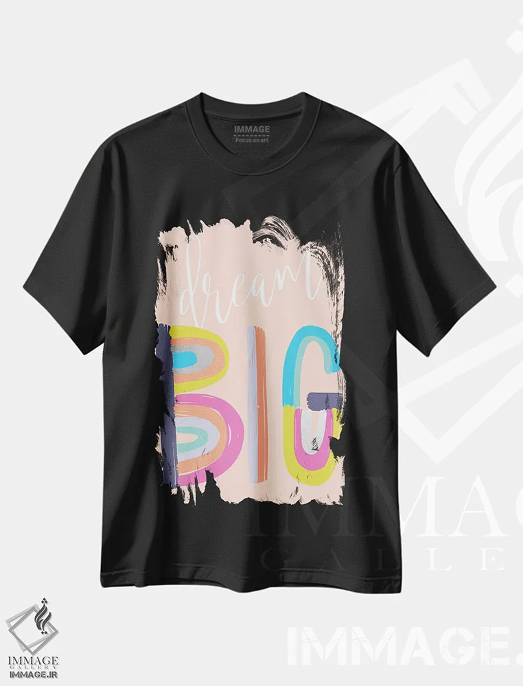 تیشرت مشکی طرح دار جادو بساز IV، تزئینی اثر کارولین آلفردز | فروشگاه ایماژ