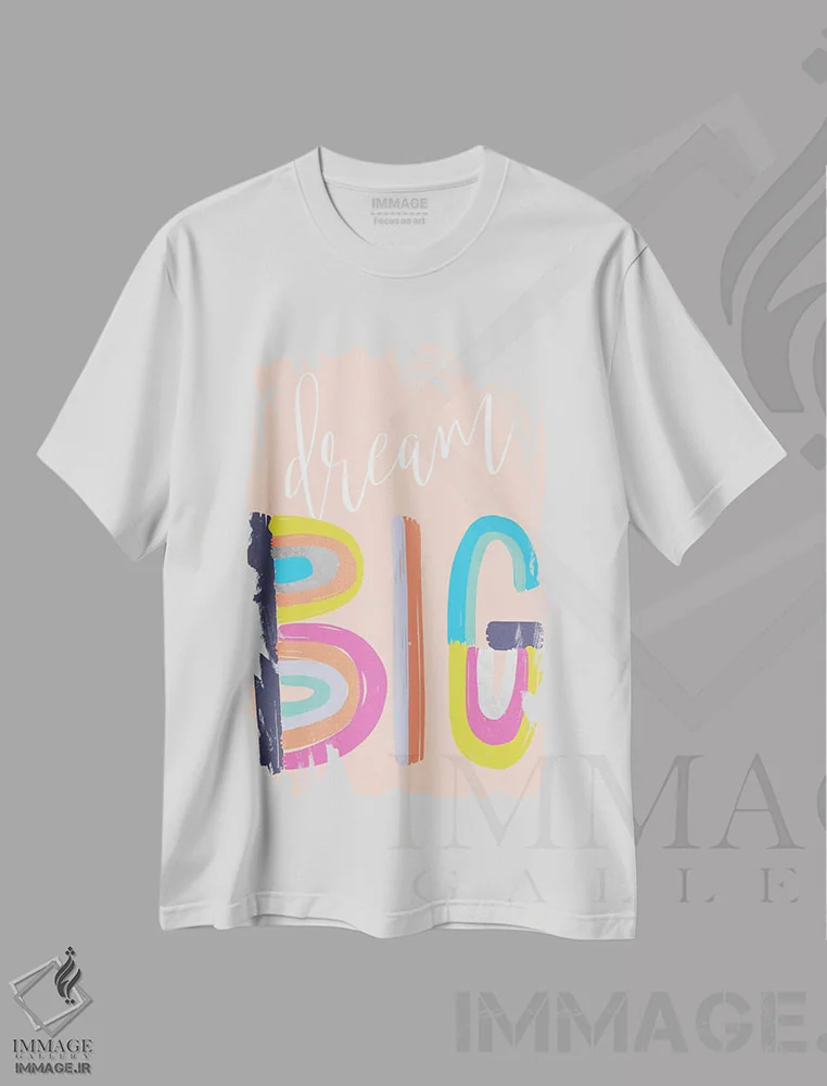 تیشرت سفید طرح دار جادو بساز IV، تزئینی اثر کارولین آلفردز | immage.ir