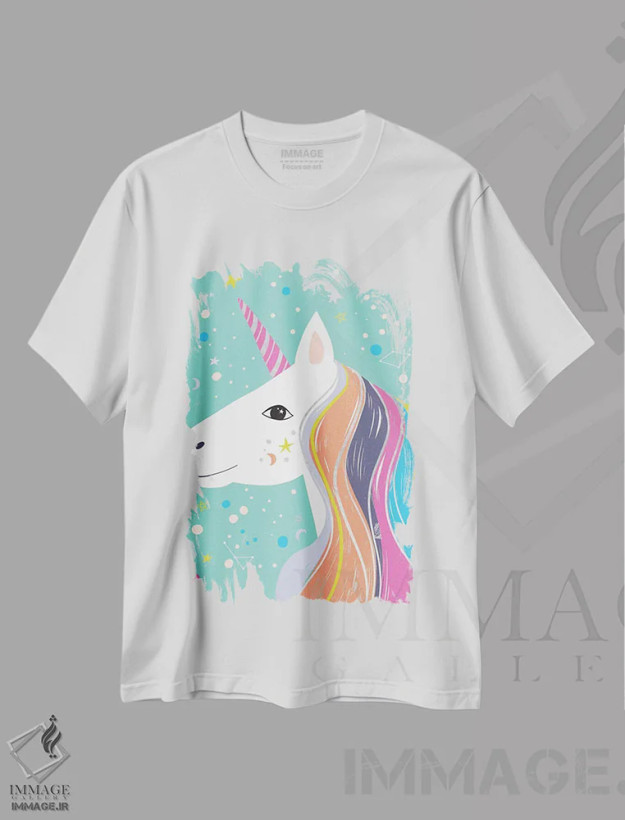 تیشرت سفید طرح دار جادو بساز V، تزئینی اثر کارولین آلفردز | فروشگاه ایماژ