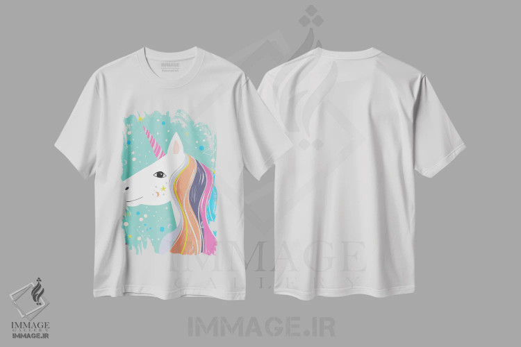 تیشرت سفید طرح دار جادو بساز V، تزئینی اثر کارولین آلفردز | فروشگاه ایماژ