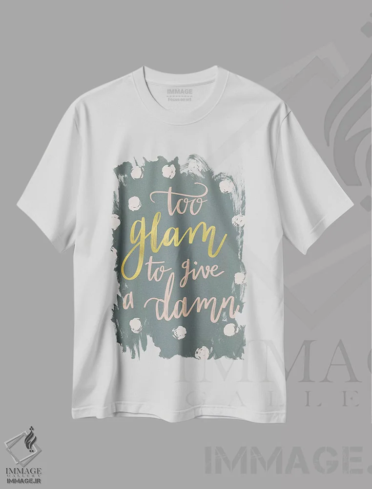 تیشرت سفید طرح دار دختر درخشان IV، تزئینی اثر کارولین آلفردز | فروشگاه ایماژ