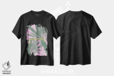 تیشرت مشکی طرح دار رویای جنگل V، تزئینی اثر کارولین آلفردز | فروشگاه ایماژ