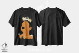 تیشرت مشکی طرح دار ملکه، هنر آمریکایی آفریقایی تبار اثر طراحی CAD | immage.ir
