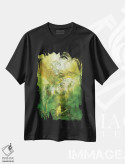 تیشرت مشکی طرح دار تک شاخ جنگل، هنر دیجیتال اثر کارول کاوالاریس | immage.ir