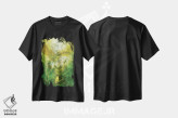 تیشرت مشکی طرح دار تک شاخ جنگل، هنر دیجیتال اثر کارول کاوالاریس | immage.ir