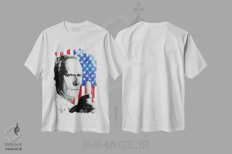 تیشرت سفید طرح دار این منم، هنر فاخر معاصر اثر کلودیا آگیلرا | فروشگاه ایماژ