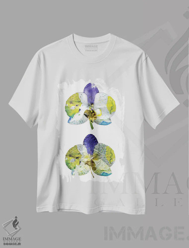 تیشرت سفید طرح دار تنهایی، دکور معاصر اثر کایِنا بلانکا | فروشگاه ایماژ