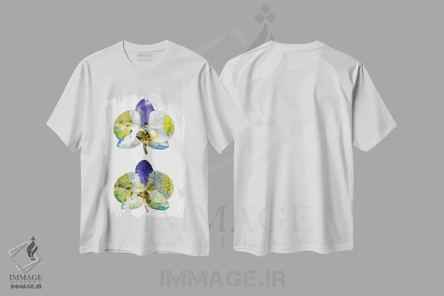 تیشرت سفید طرح دار تنهایی، دکور معاصر اثر کایِنا بلانکا | فروشگاه ایماژ