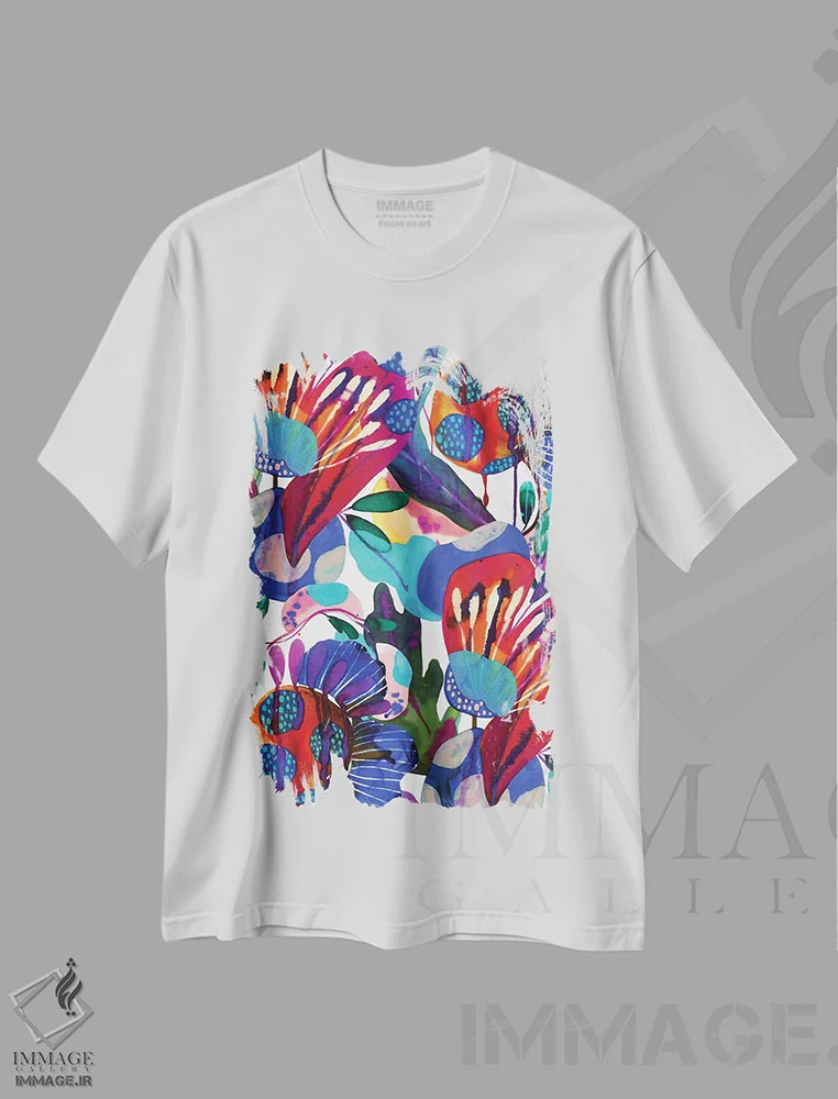 تیشرت سفید طرح دار گوایابو، دکور بوهمی اثر کایِنا بلانکا | immage.ir
