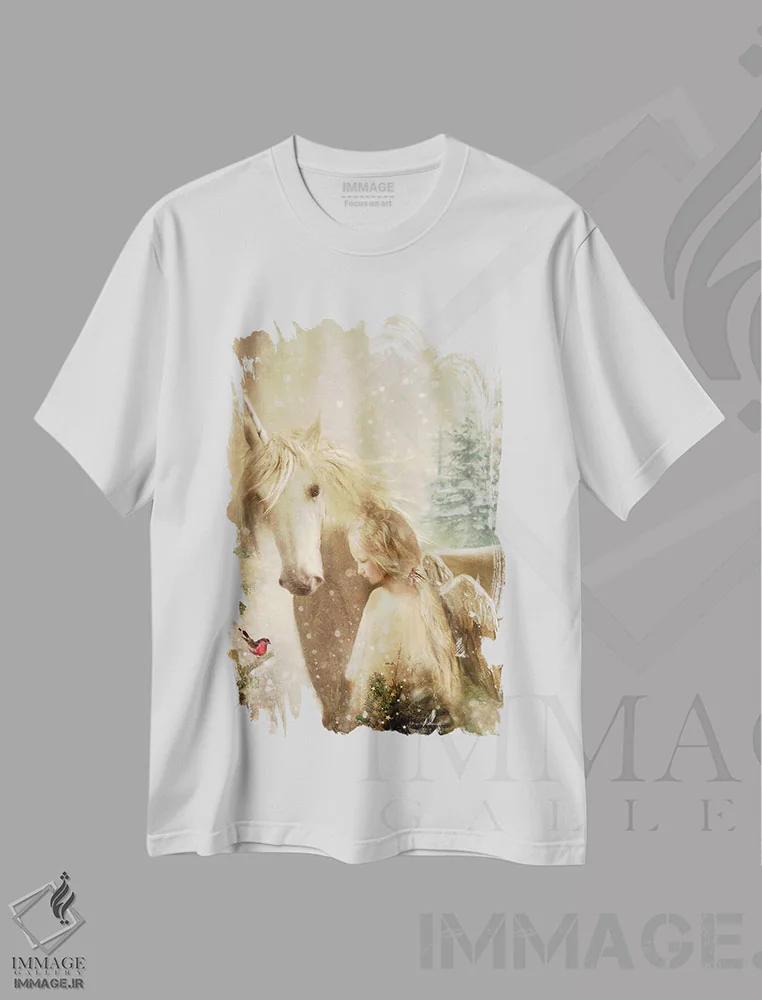 تیشرت سفید طرح دار همیشه راهی به خانه هست، هنر دیجیتال اثر شارلوت بیرد | فروشگاه ایماژ