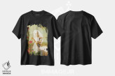تیشرت مشکی طرح دار باغ جادویی، هنر دیجیتال اثر شارلوت بیرد | فروشگاه ایماژ