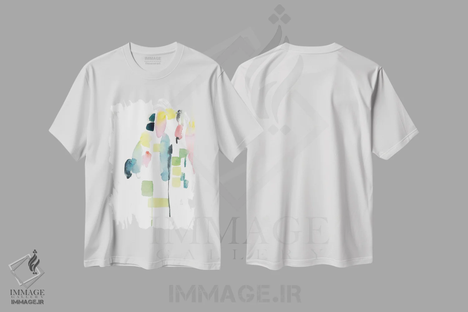 تیشرت سفید طرح دار شهر اثر کلودیا بیانکی | فروشگاه ایماژ