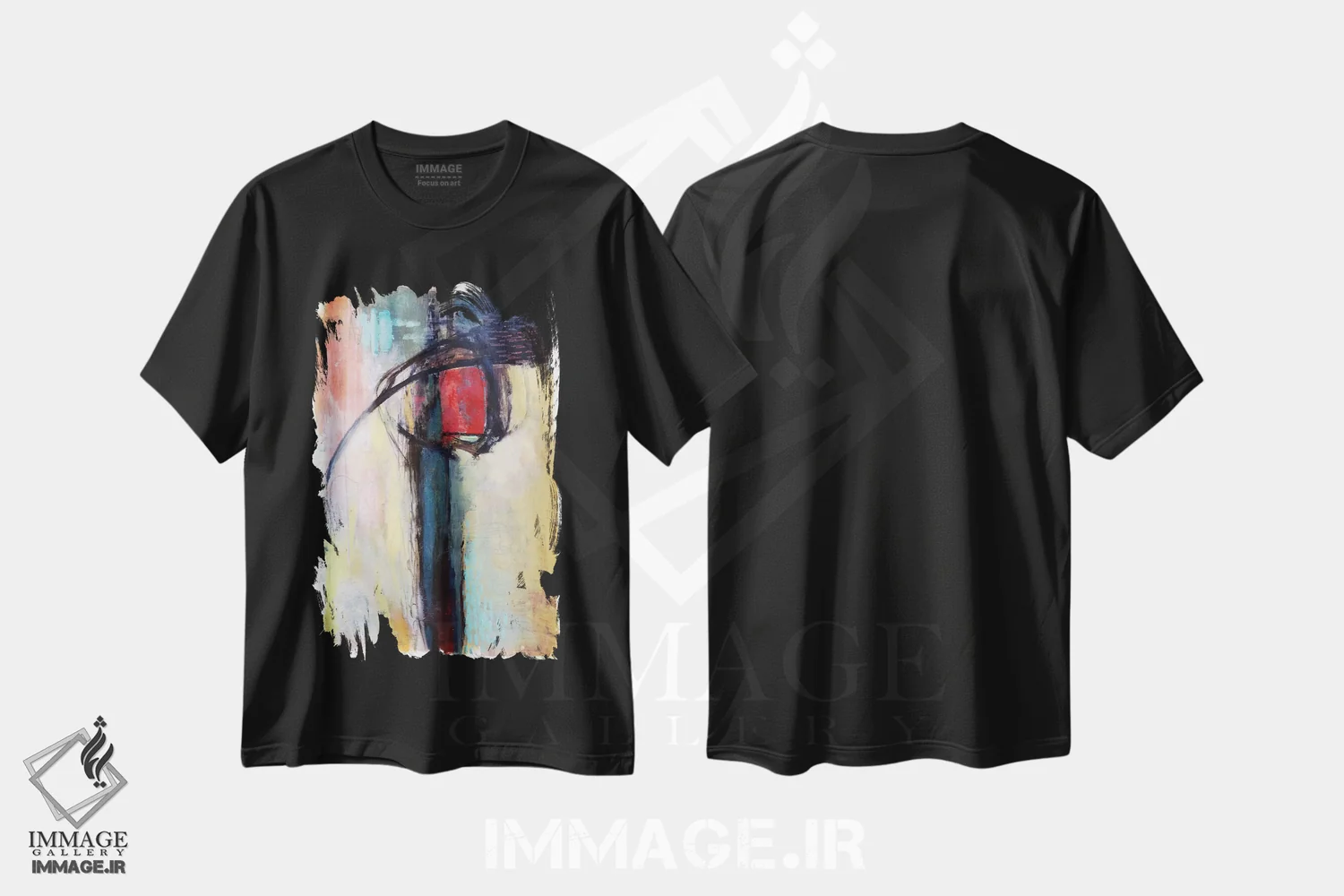 تیشرت مشکی طرح دار خورشید در حال طلوع ۱ اثر کلودیا بیانکی | immage.ir