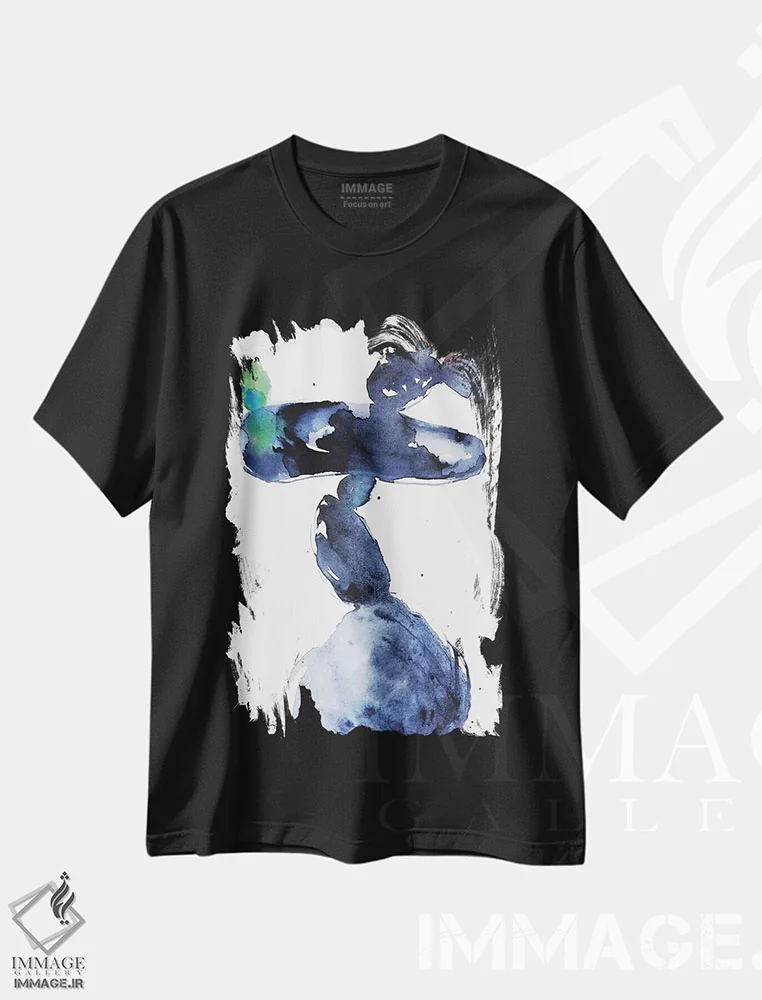 تیشرت مشکی طرح دار تشکل ها اثر کلودیا بیانکی | immage.ir