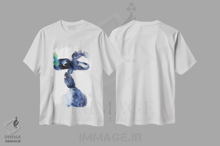 تیشرت سفید طرح دار تشکل ها اثر کلودیا بیانکی | فروشگاه ایماژ