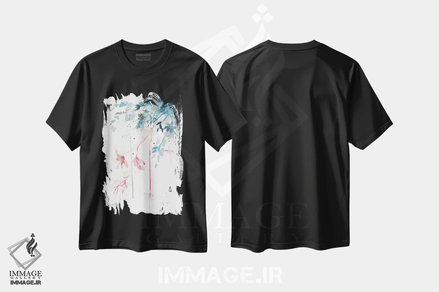 تیشرت مشکی طرح دار مه جنوبی، مدیوم اثر کلودیا بیانکی | immage.ir