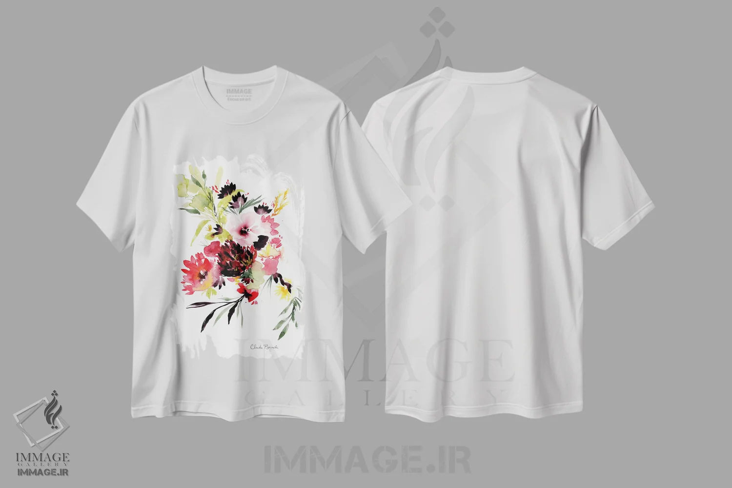 تیشرت سفید طرح دار اسپرایت، مدیوم اثر کلودیا بیانکی | فروشگاه ایماژ