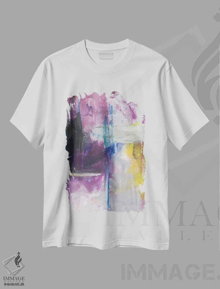 تیشرت سفید طرح دار آغاز نو دوم اثر جویس کومبز | immage.ir